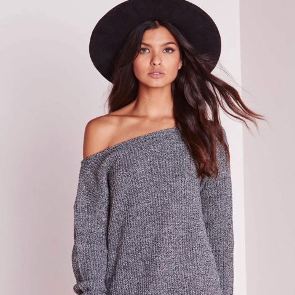 Missguided Knit Sweater Dress